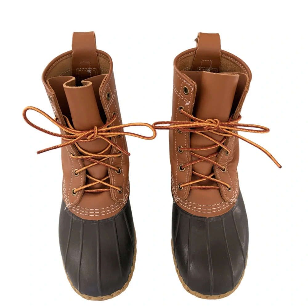 L.L. Bean Bean Boots, size 8W, tan/brown - Picture 1 of 5